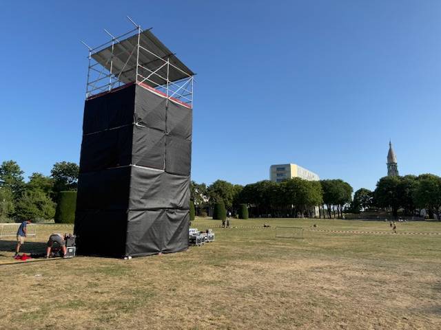 Mise en place de tour layer régie poursuite à Paris