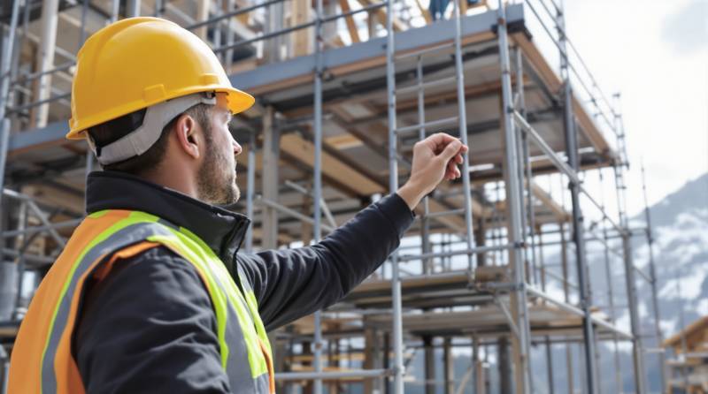 respect du cadre légal pour l'échafaudage en montagne